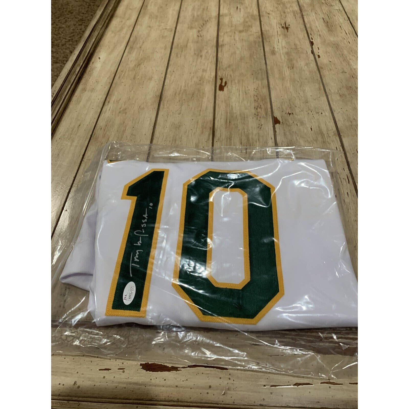 Tony LaRussa Autographed/Signed Jersey JSA COA La Russa Oakland Athletics A’s As - TreasuresEvolved