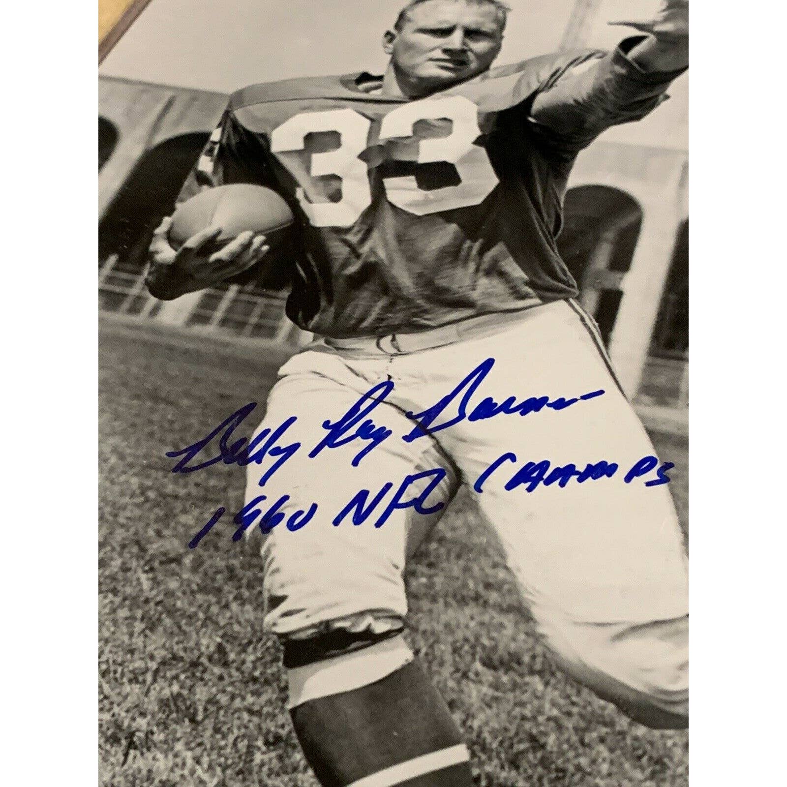Billy Ray Barnes Autographed/Signed 8x10 Photo Philadelphia Eagles - TreasuresEvolved