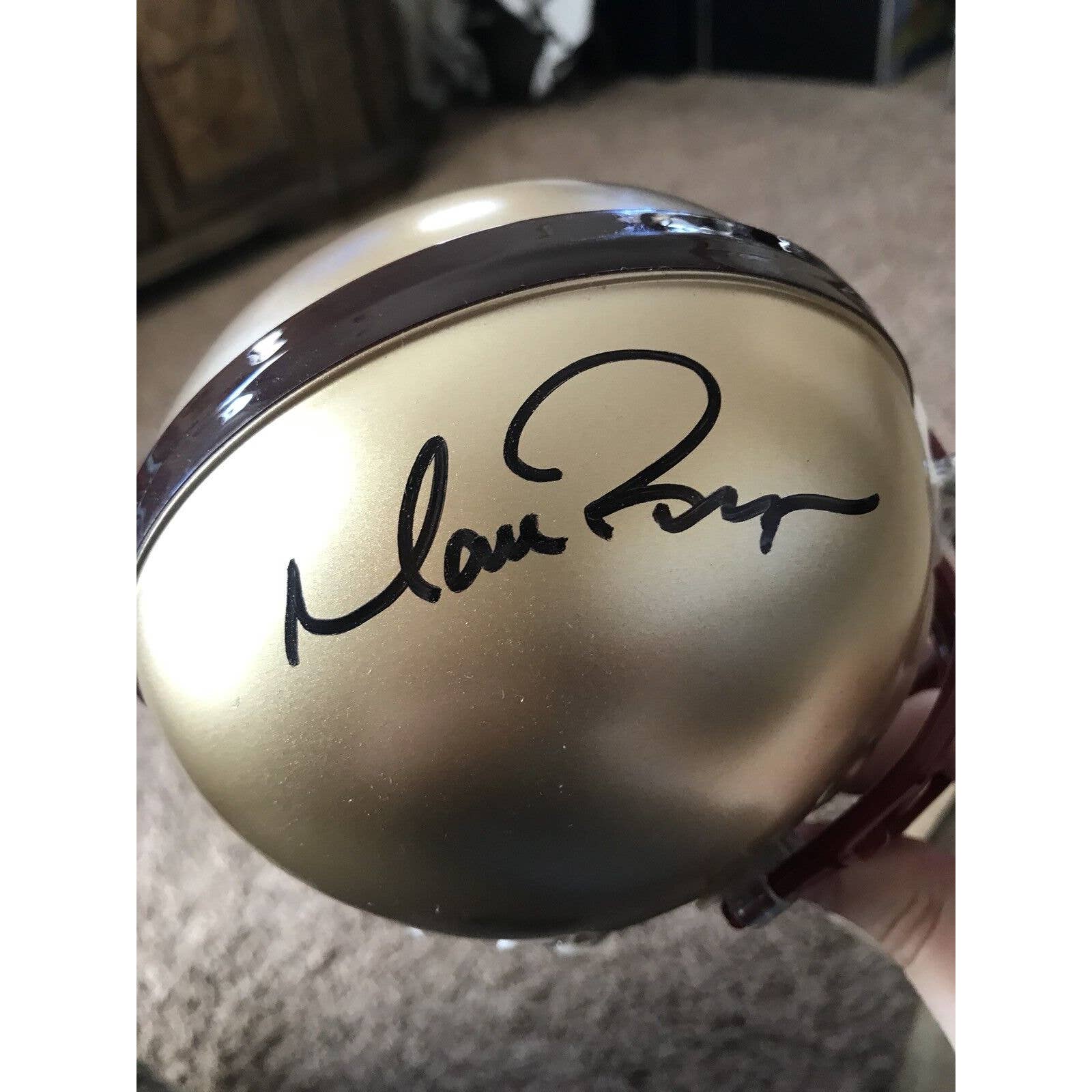 Matt Ryan Autographed/Signed Mini Helmet Holo Boston College Eagles Falcons - TreasuresEvolved