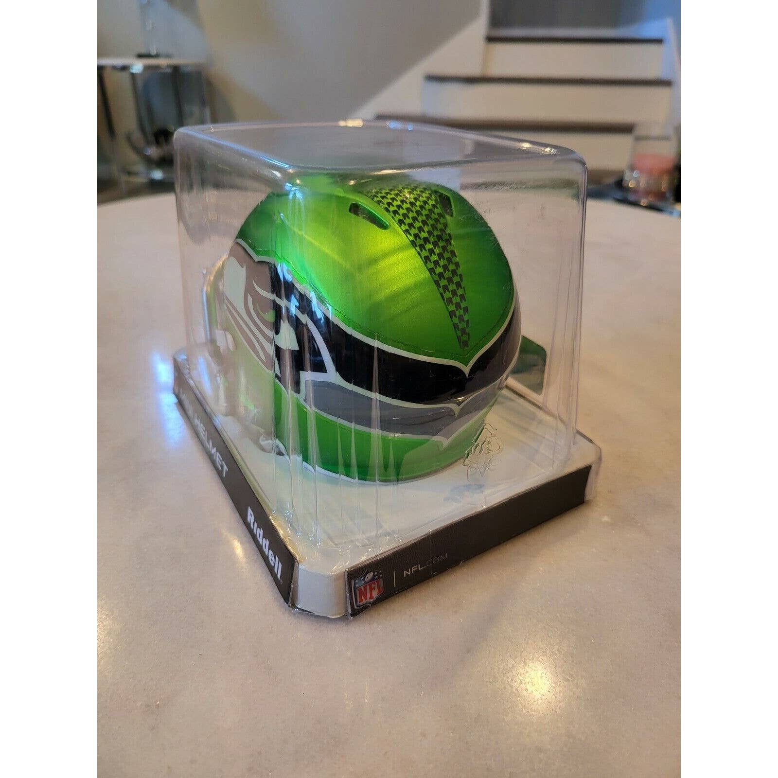 NIB Riddell NFL Blaze Speed Alternate Seattle Seahawks Mini-Helmet A - TreasuresEvolved