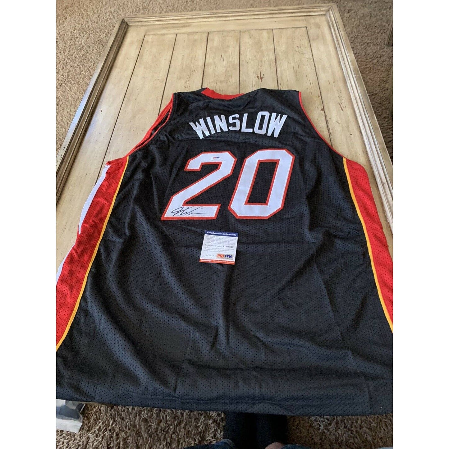 Justise Winslow Autographed/Signed Jersey PSA/DNA COA Miami Heat Justice - TreasuresEvolved