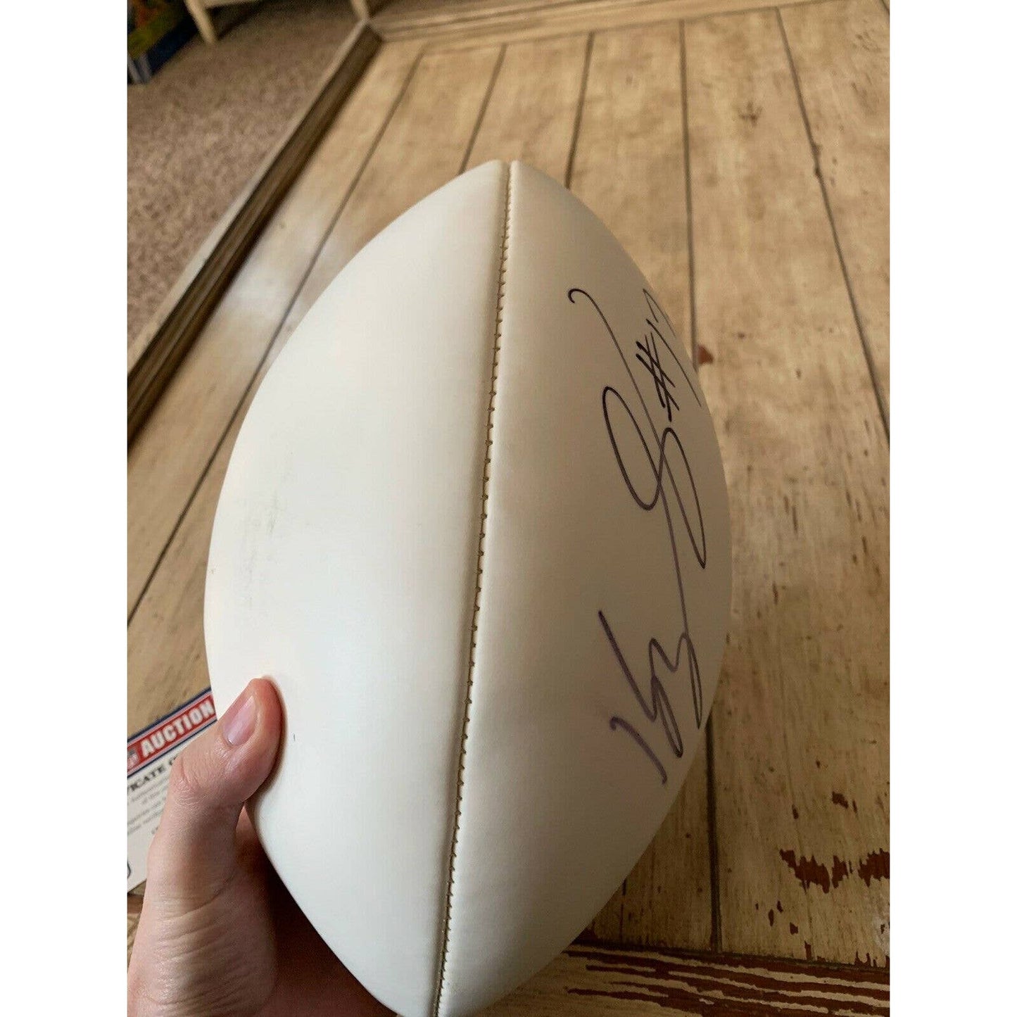 Kelvin Benjamin Autographed/Signed Football PSA/DNA COA Carolina Panthers - TreasuresEvolved