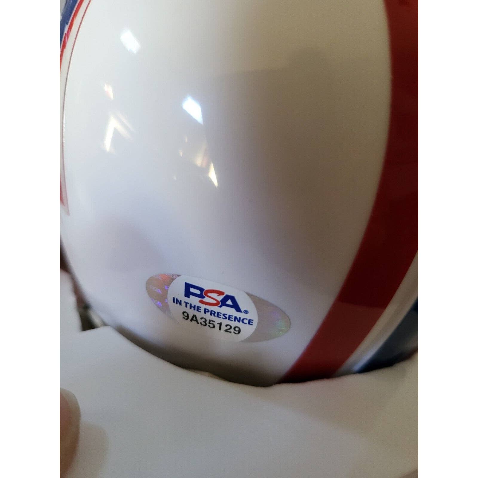 Robert Brazile Autographed/Signed Mini Helmet PSA/DNA COA Houston Oilers - TreasuresEvolved