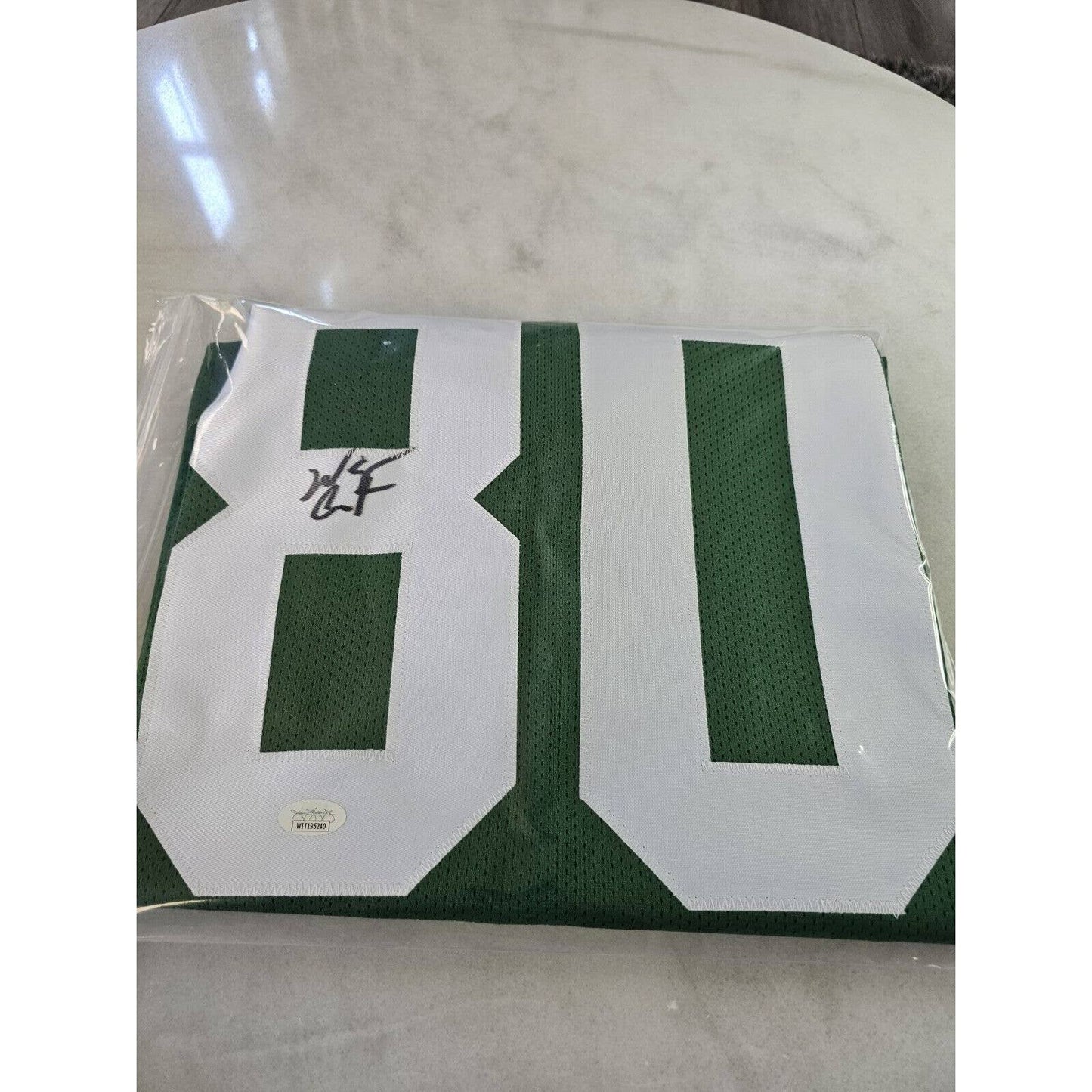 Wayne Chrebet Autographed/Signed Jersey JSA Sticker New York Jets NY Auto - TreasuresEvolved