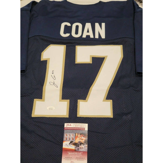 Jack Coan Autographed/Signed Jersey JSA COA Notre Dame Fighting Irish - TreasuresEvolved