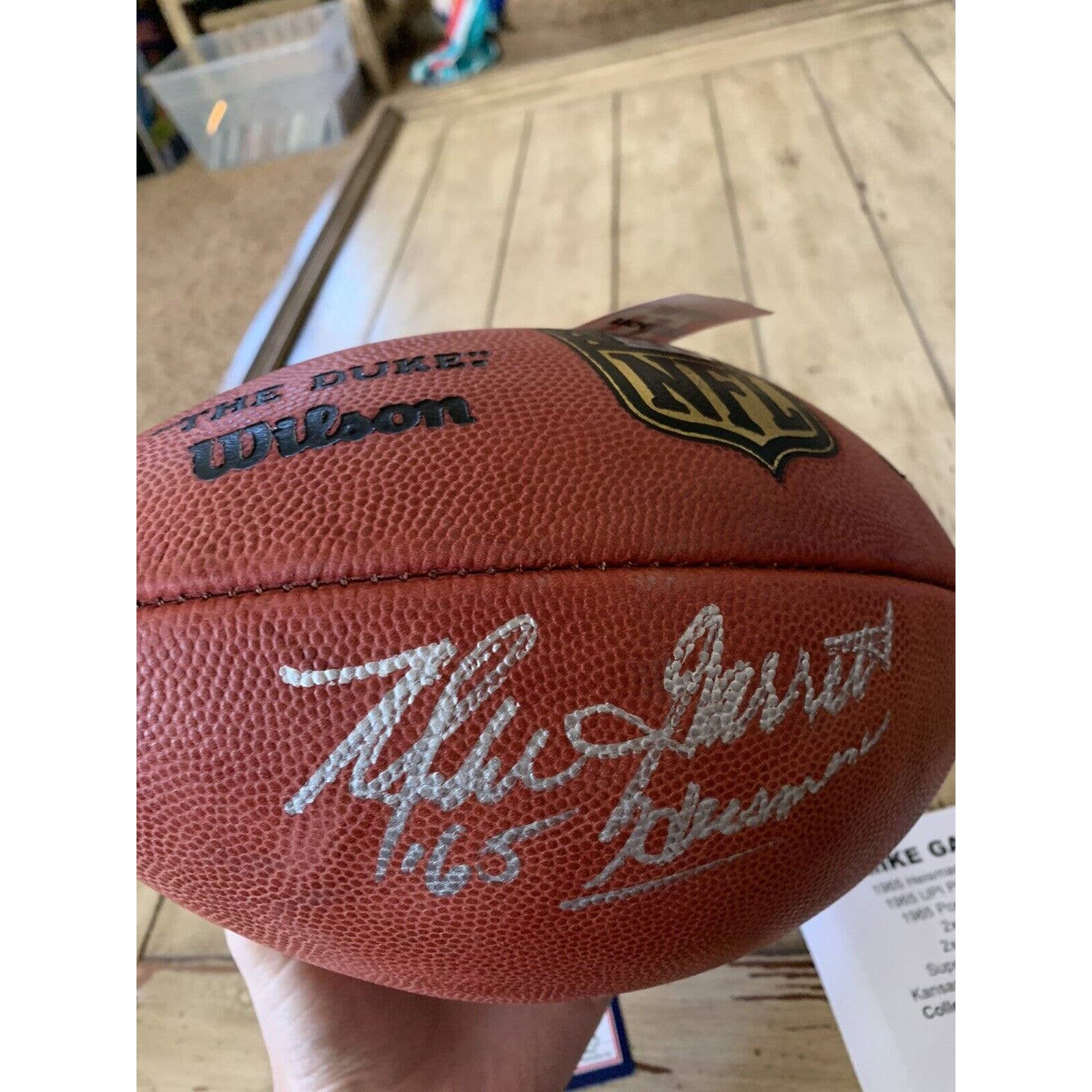 Mike Garrett Autographed/Signed Duke Football TRISTAR USC Trojans Heisman - TreasuresEvolved