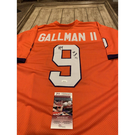 Wayne Gallman II Autographed/Signed Jersey JSA COA Clemson Tigers - TreasuresEvolved