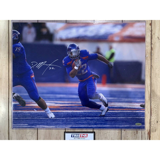 Doug Martin Autographed/Signed 16x20 Photo COA Boise St Broncos State - TreasuresEvolved