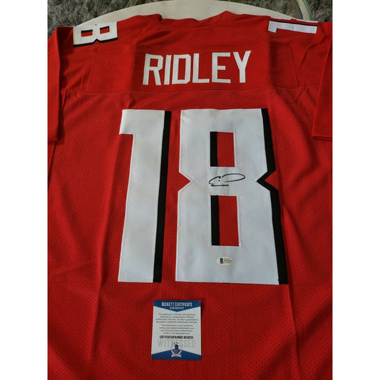 Calvin Ridley Autographed/Signed Jersey Beckett COA Atlanta Falcons Alabama - TreasuresEvolved