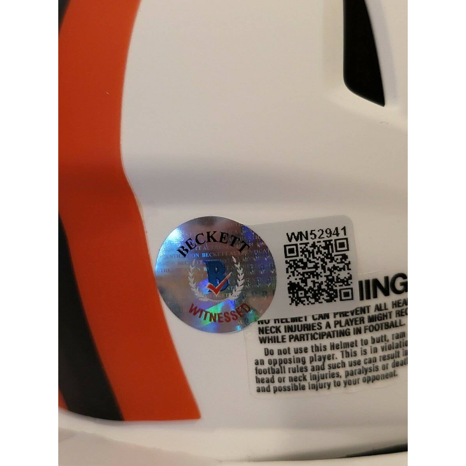 Anthony Schwartz Autographed/Signed Mini Helmet Cleveland Browns Lunar Eclipse B - TreasuresEvolved