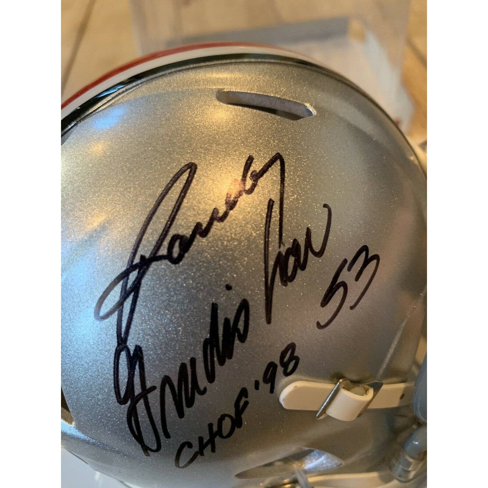 Randy Gradishar Autographed/Signed Mini Helmet TRISTAR COA Ohio St Buckeyes A - TreasuresEvolved
