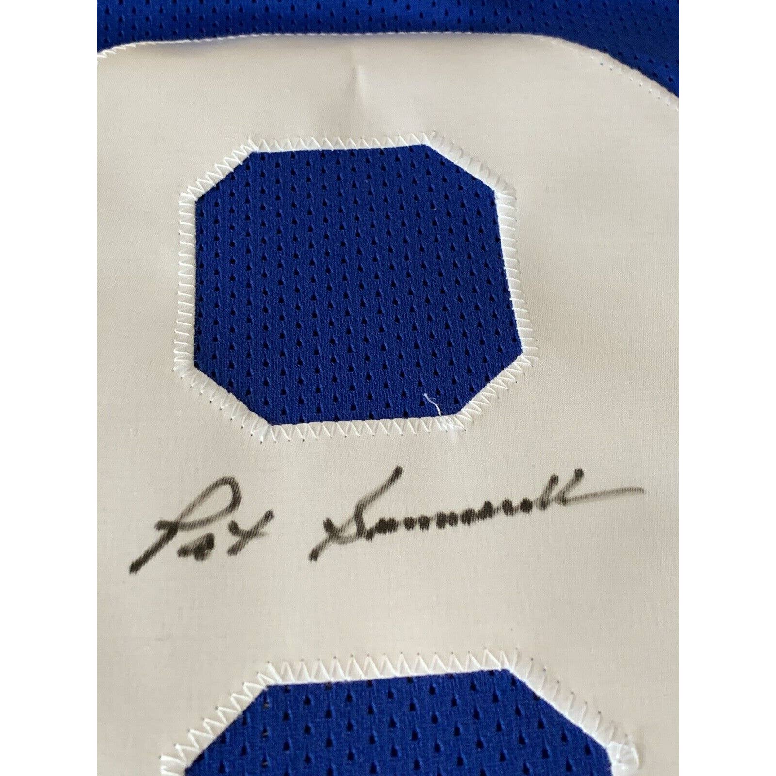 Pat Summerall Autographed/Signed Jersey PSA/DNA COA New York Giants - TreasuresEvolved