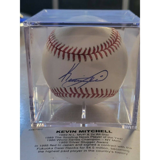 Kevin Mitchell Autographed/Signed Baseball TRISTAR - TreasuresEvolved