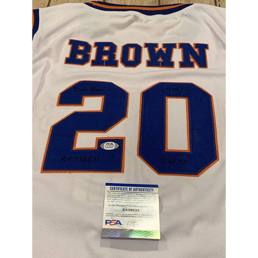 Dee Brown Autographed/Signed Jersey PSA/DNA Celtics Slam Dunk Champ Bolles - TreasuresEvolved