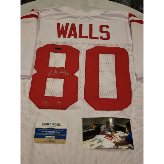 Wesley Walls Autographed/Signed Jersey Radtke COA Ole Miss - TreasuresEvolved