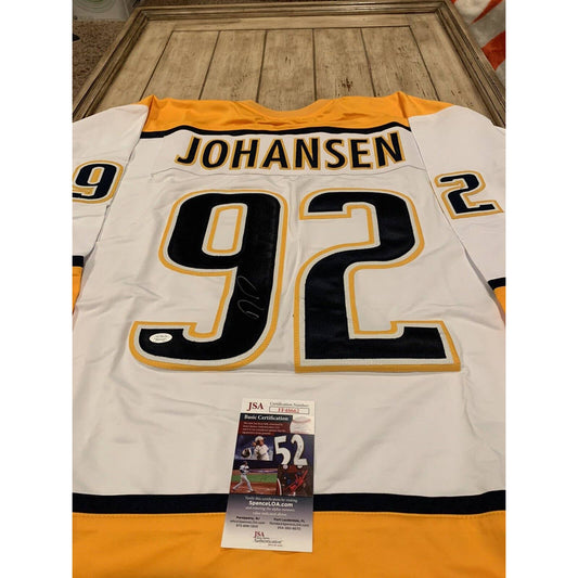 Ryan Johansen Autographed/Signed Jersey JSA COA Nashville Predators - TreasuresEvolved