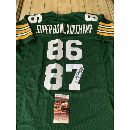 Robert Brooks Autographed/Signed Jersey JSA COA Green Bay Packers Legend - TreasuresEvolved