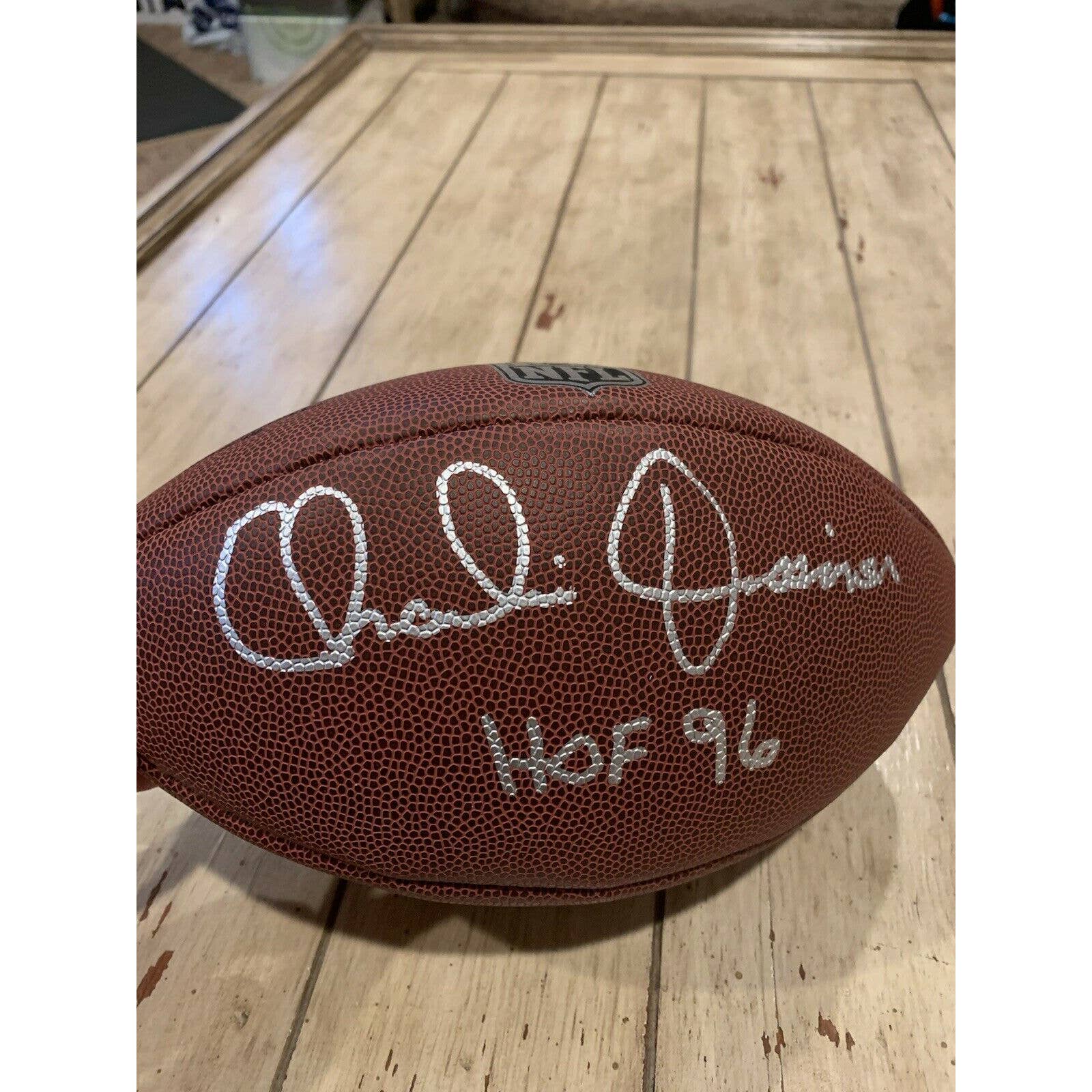 Charlie Joiner Autographed/Signed Football Schwartz COA San Diego Chargers - TreasuresEvolved