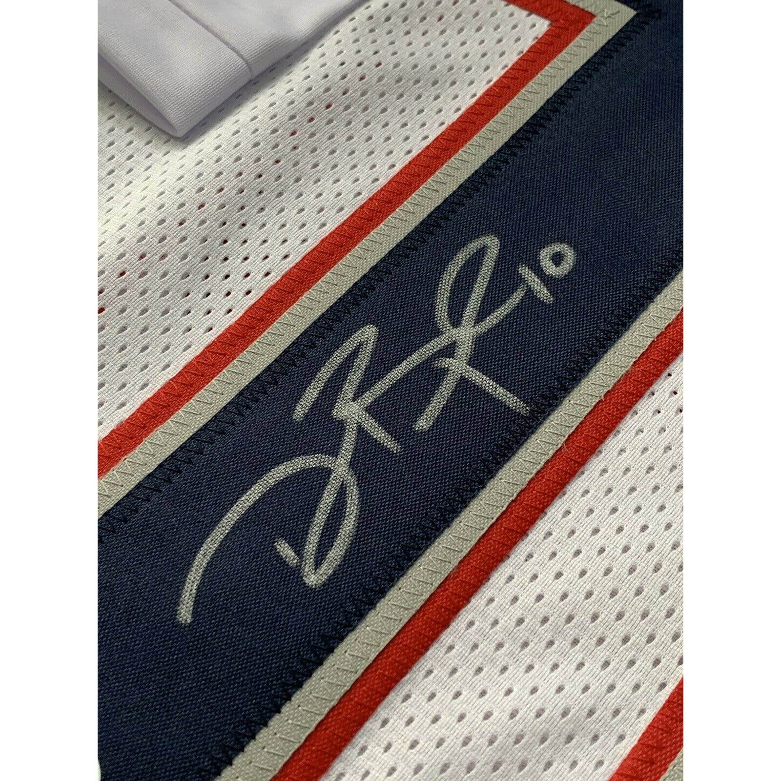 Damiere Byrd Autographed/Signed Jersey JSA COA New England Patriots - TreasuresEvolved