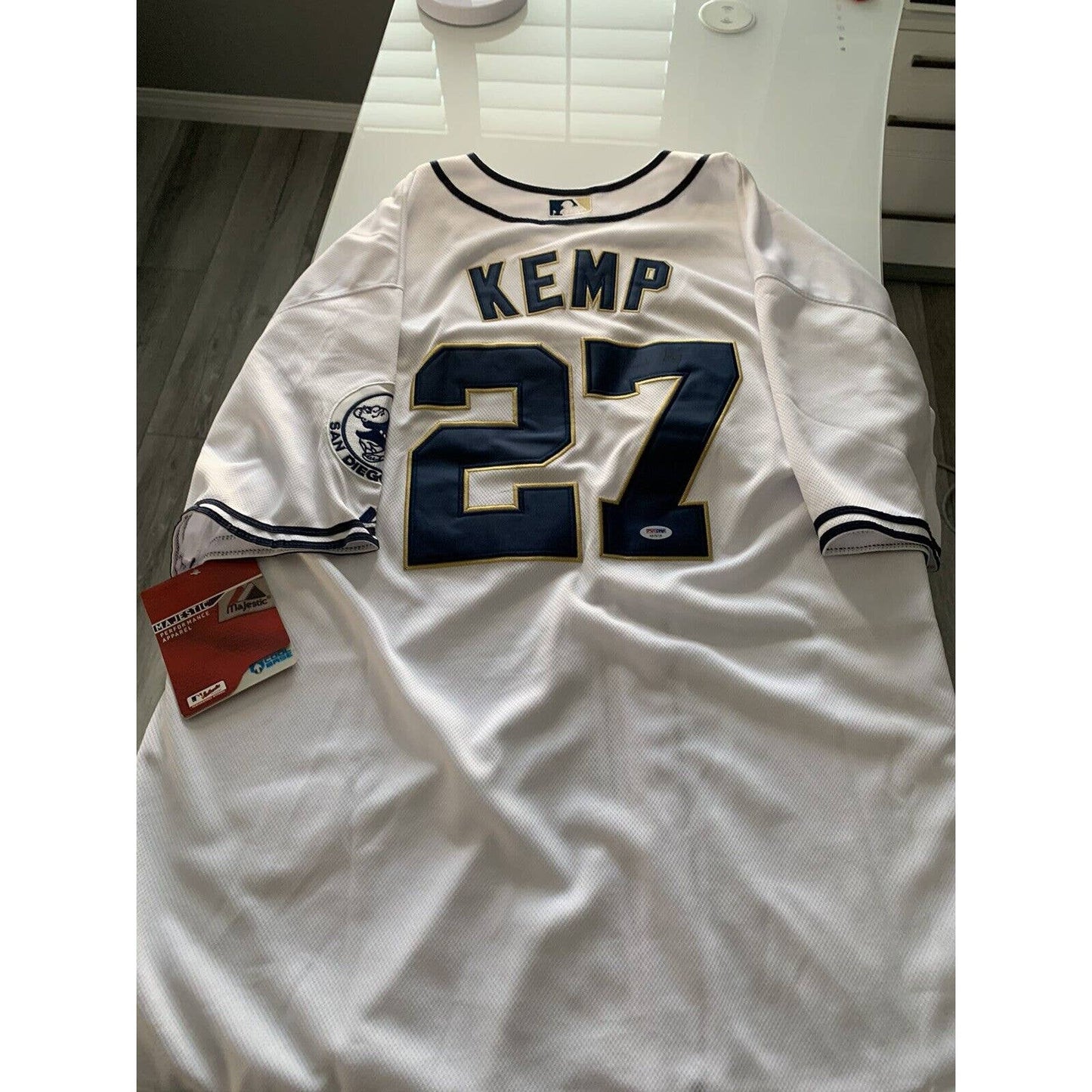 Matt Kemp Autographed/Signed Jersey San Diego Padres PLEASE READ - TreasuresEvolved