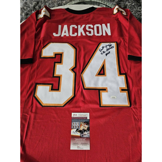 Dexter Jackson Autographed/Signed Jersey JSA COA Tampa Bay Buccaneers SB MVP - TreasuresEvolved