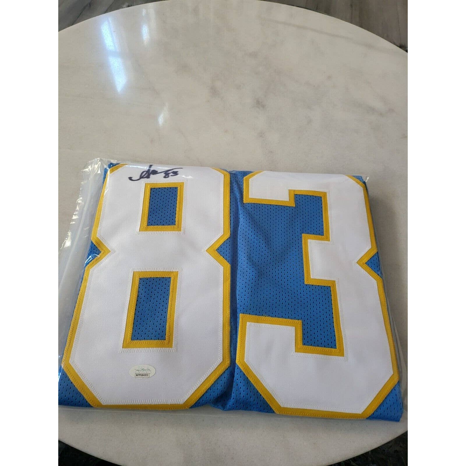 Anthony Miller Autographed/Signed Jersey JSA Stick San Diego Chargers Pro Bowler - TreasuresEvolved