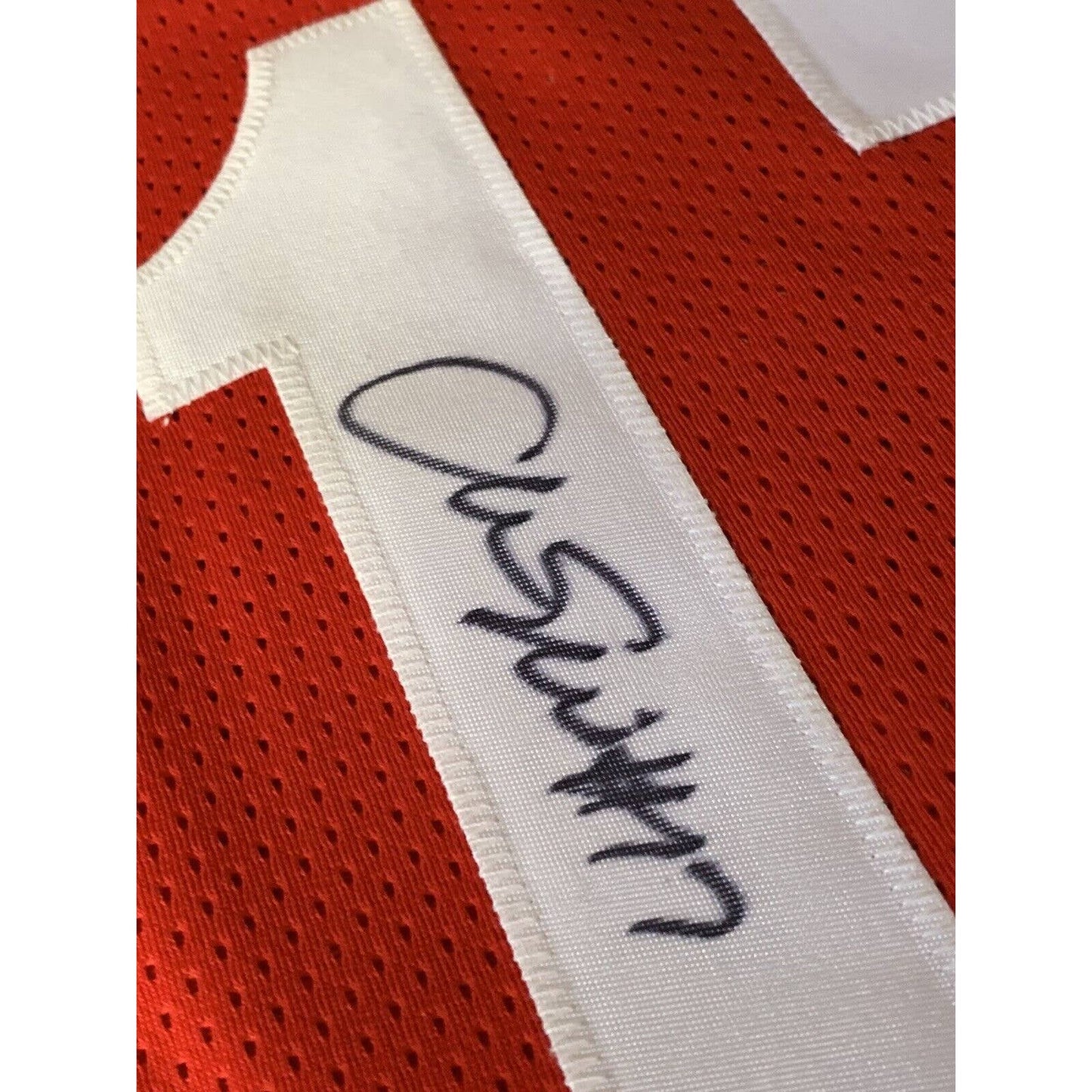 Mario Elie Autographed/Signed Jersey TRISTAR Houston Rockets - TreasuresEvolved