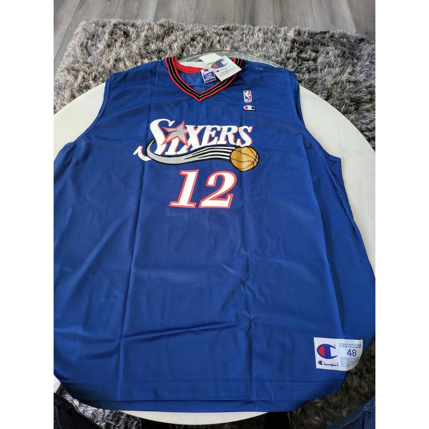 Speedy Claxton Autographed/Signed Jersey Fleer COA Philadelphia 76ers /150 - TreasuresEvolved