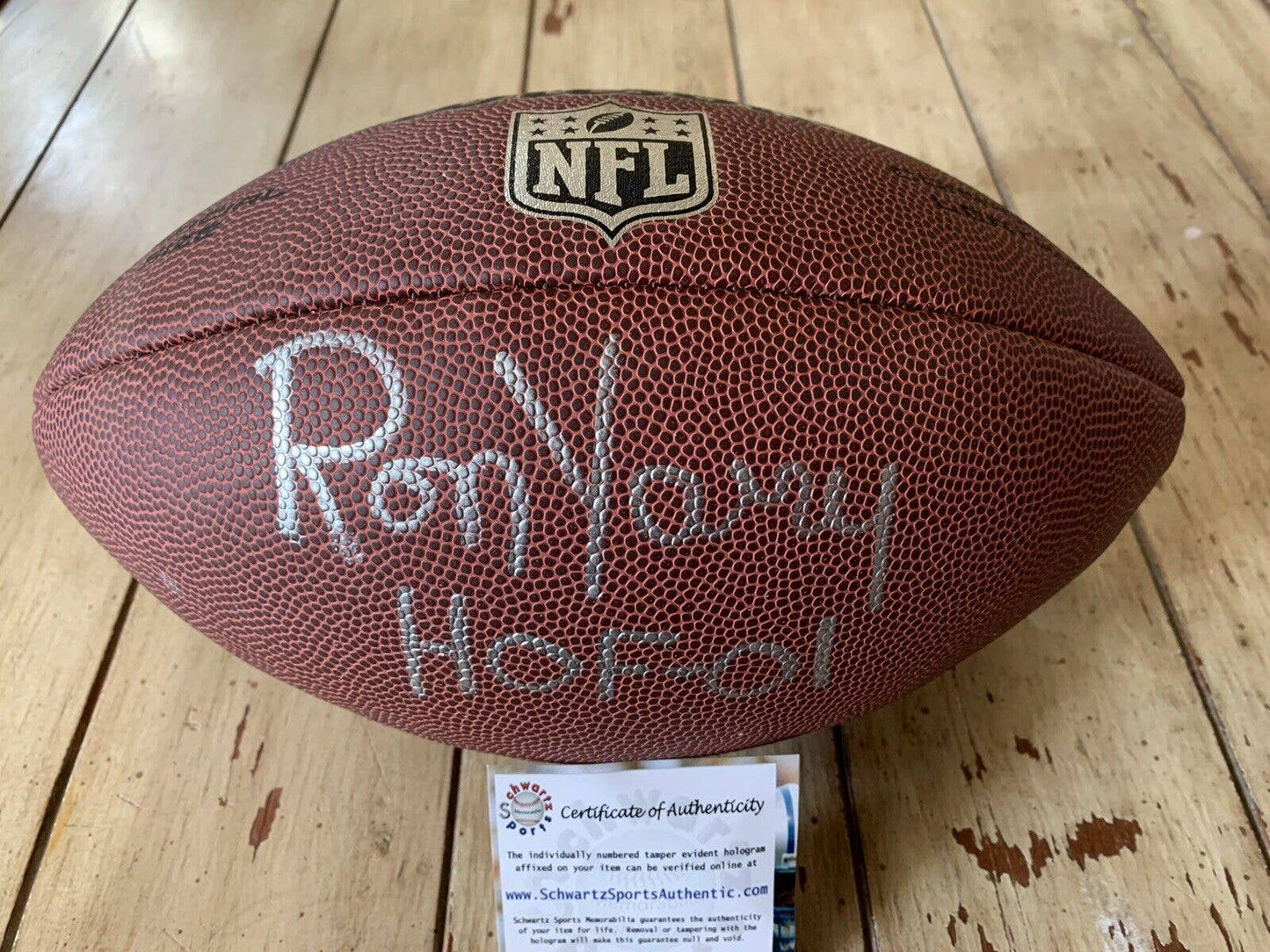 Ron Yary Autographed/Signed Football Schwartz COA Minnesota Vikings - TreasuresEvolved