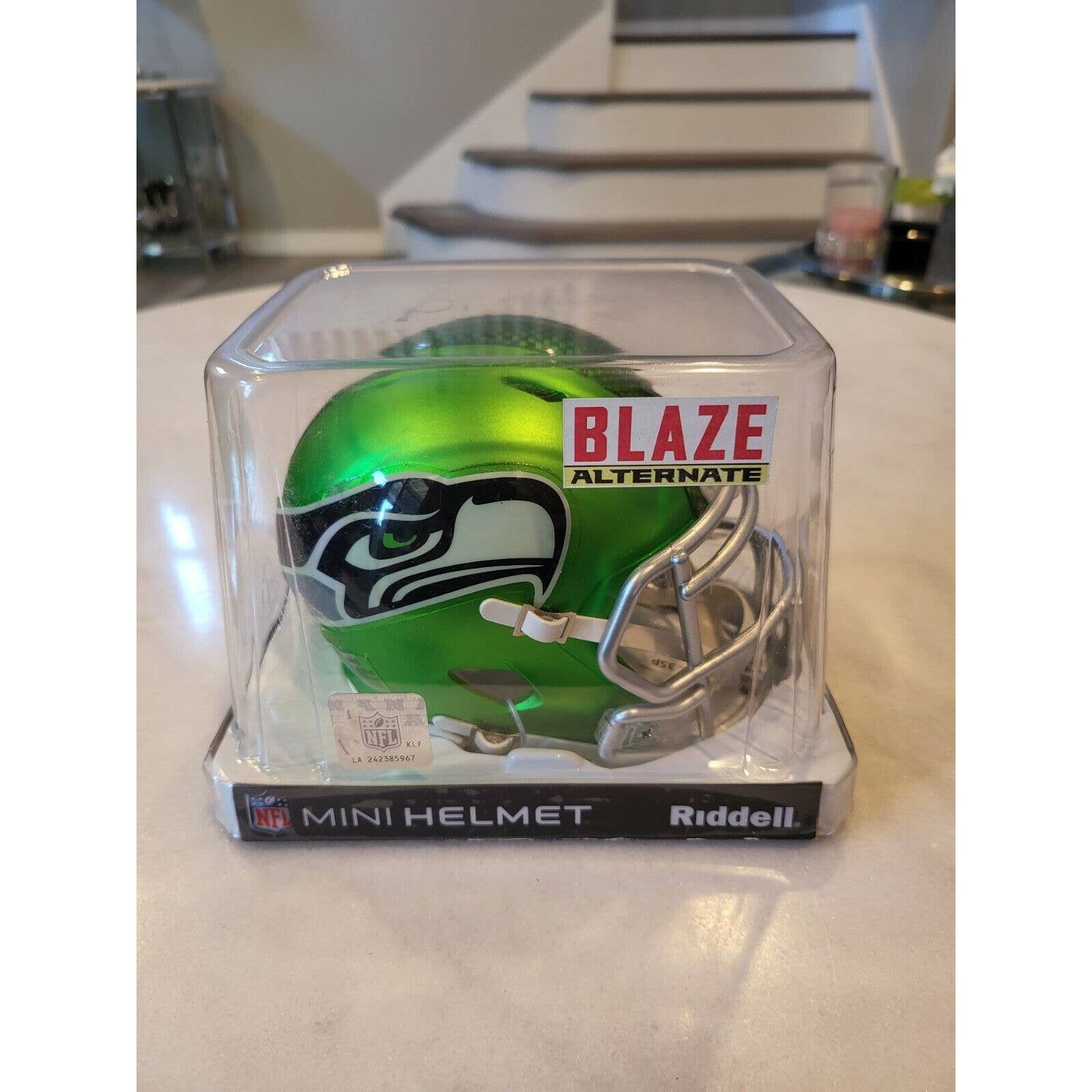 NIB Riddell NFL Blaze Speed Alternate Seattle Seahawks Mini-Helmet A - TreasuresEvolved