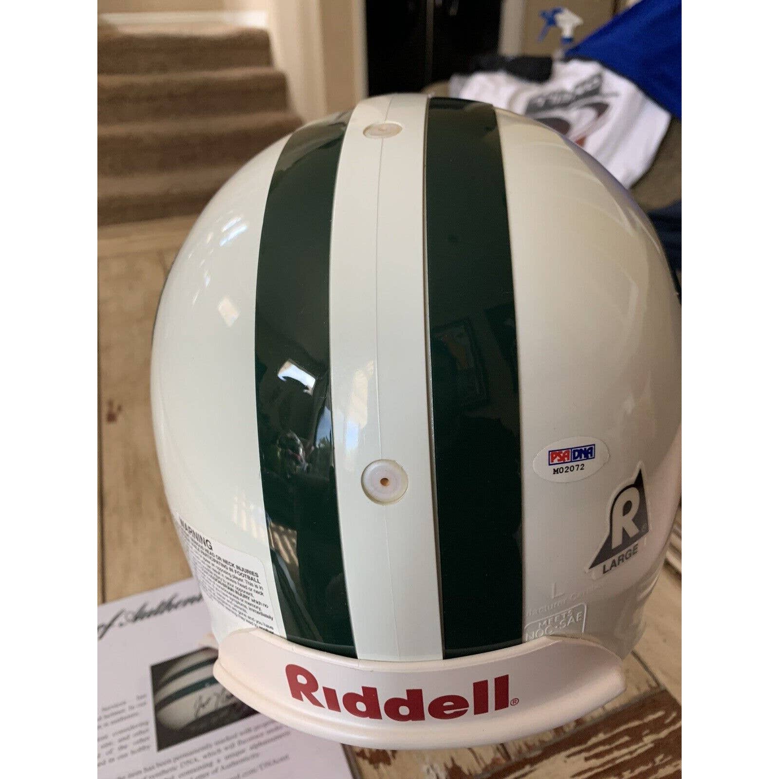 Joe Namath Autographed/Signed Authentic Full Size Helmet New York Jets NY - TreasuresEvolved