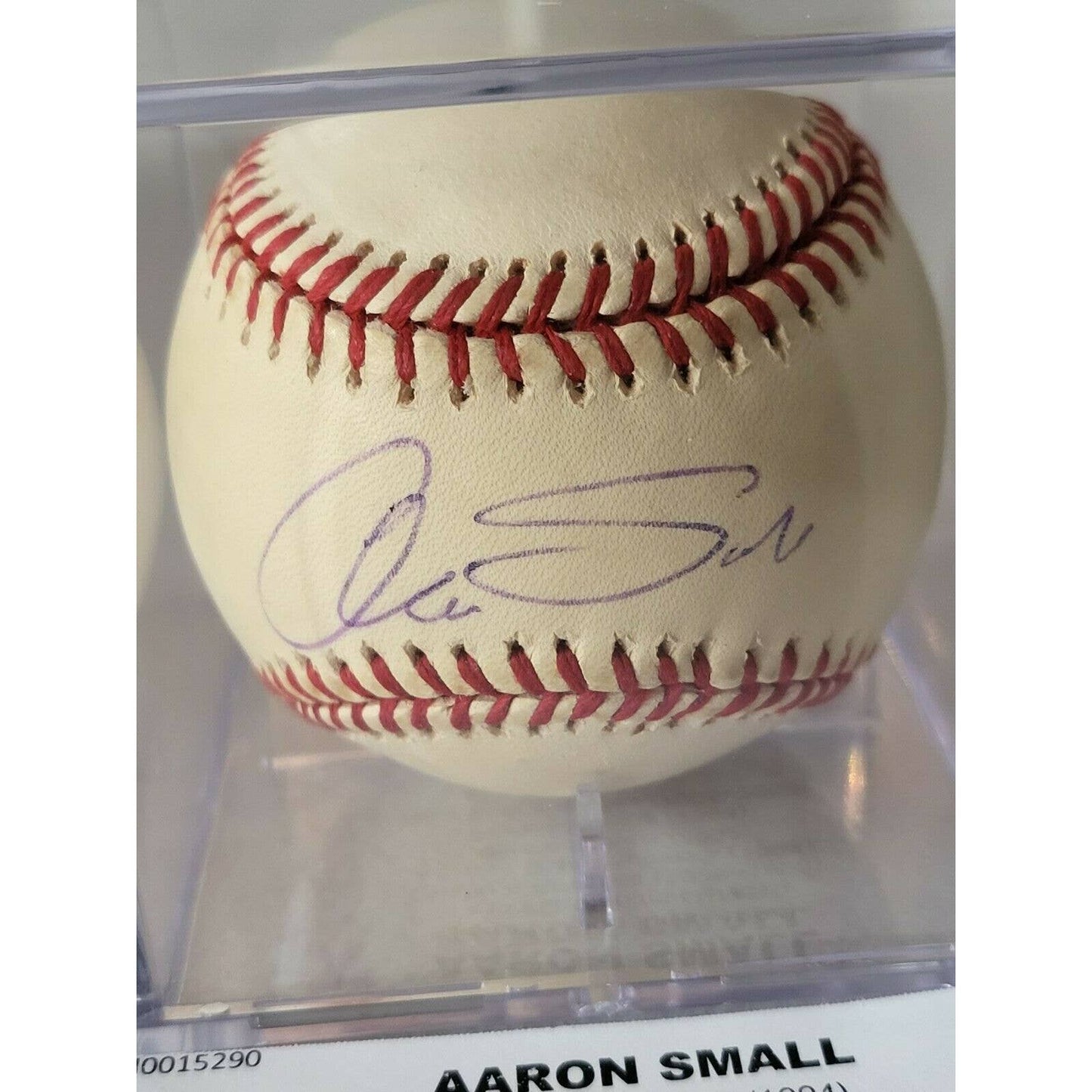 Aaron Small Autographed/Signed Baseball TRISTAR - TreasuresEvolved