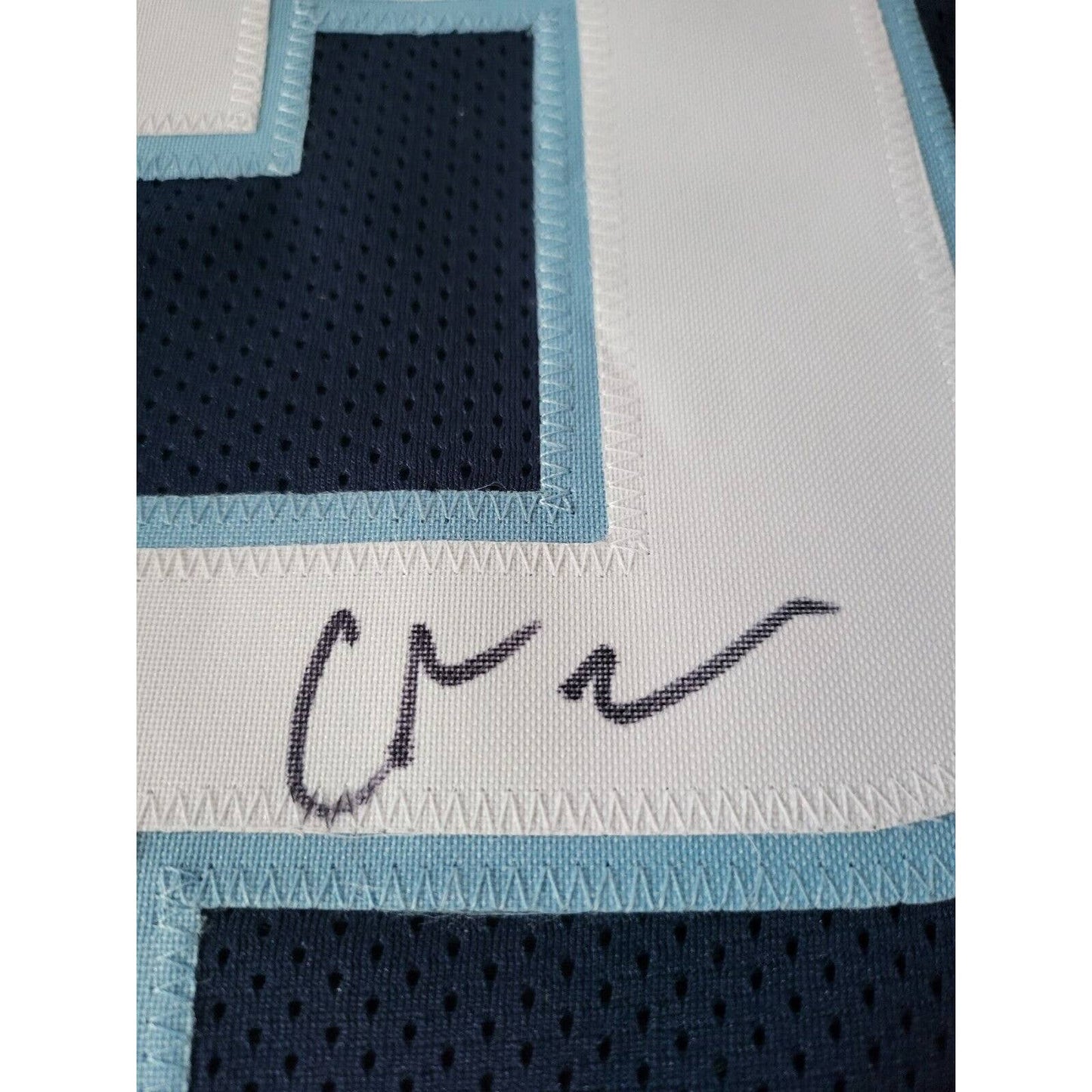 Chris Johnson Autographed/Signed Jersey COA Tennessee Titans - TreasuresEvolved