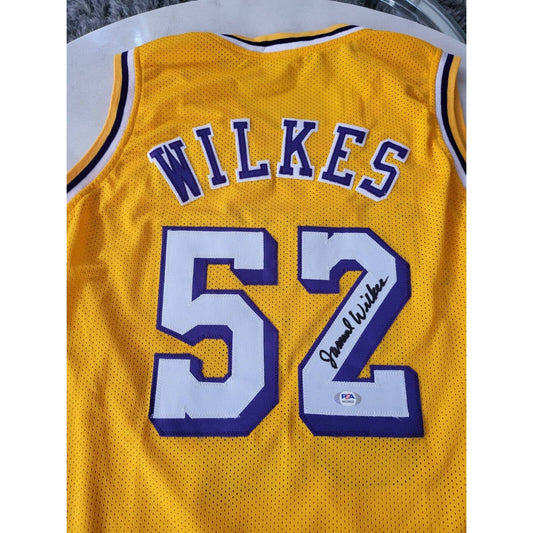 Jamaal Wilkes Autographed/Signed Jersey PSA/DNA Sticker Los Angeles Lakers LA - TreasuresEvolved