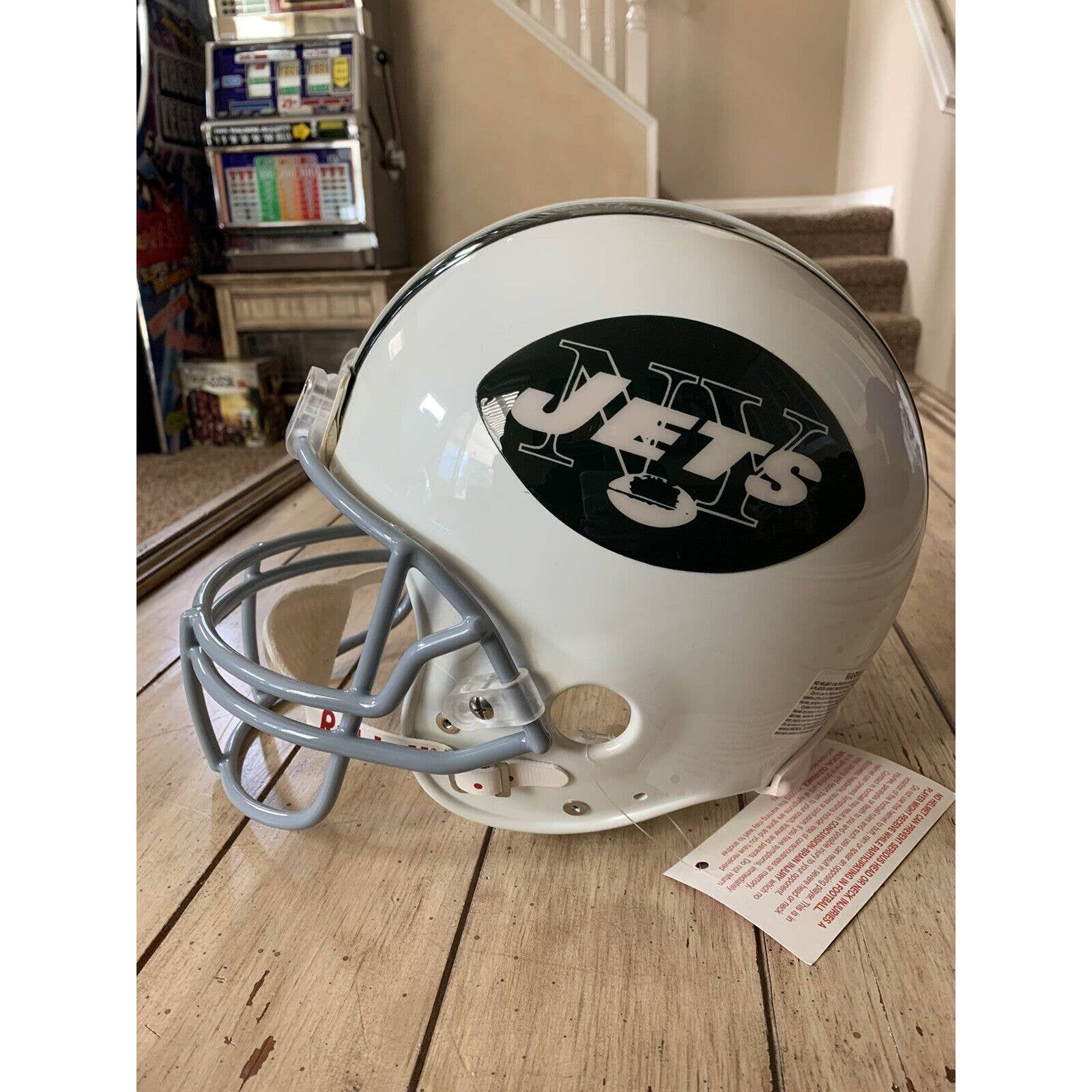 Joe Namath Autographed/Signed Authentic Full Size Helmet New York Jets NY - TreasuresEvolved