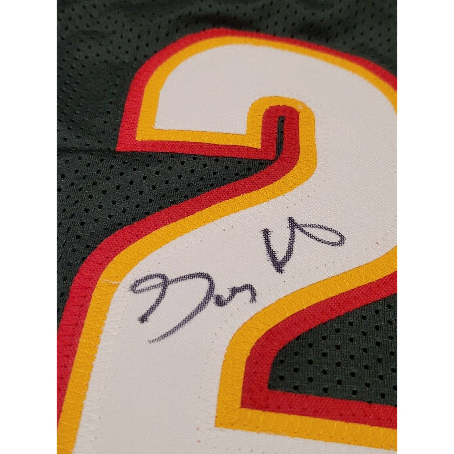 Gary Payton Autographed/Signed Jersey Beckett Sticker Seattle Supersonics - TreasuresEvolved