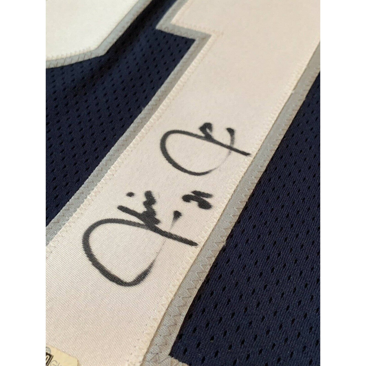 Julius Jones Autographed/Signed Jersey Sticker Dallas Cowboys - TreasuresEvolved