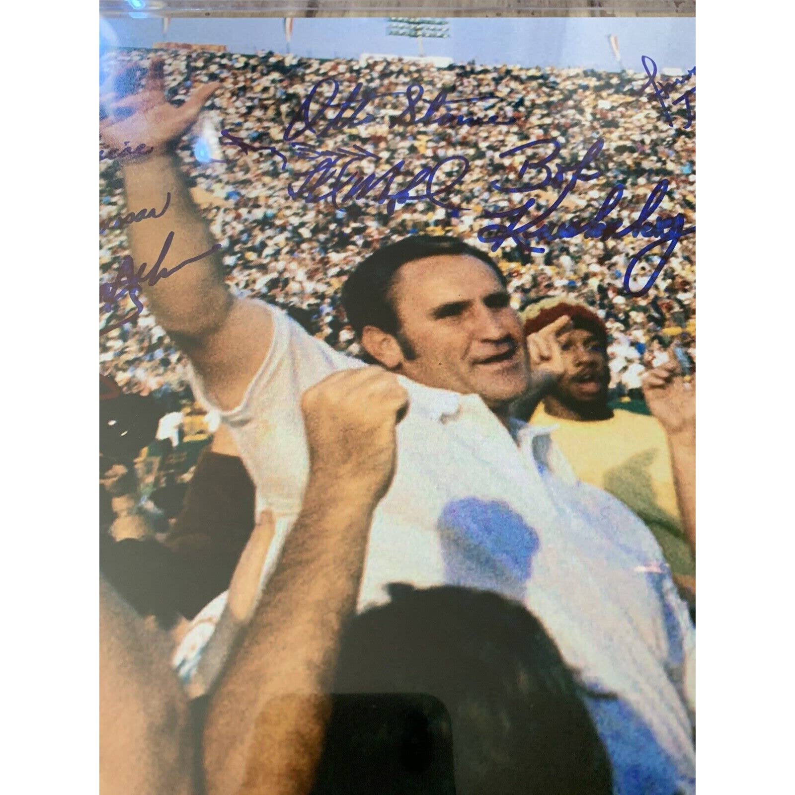 1972 Miami Dolphins Perfect Season Autographed/Signed 16x20 Photo Undefeated 72 - TreasuresEvolved