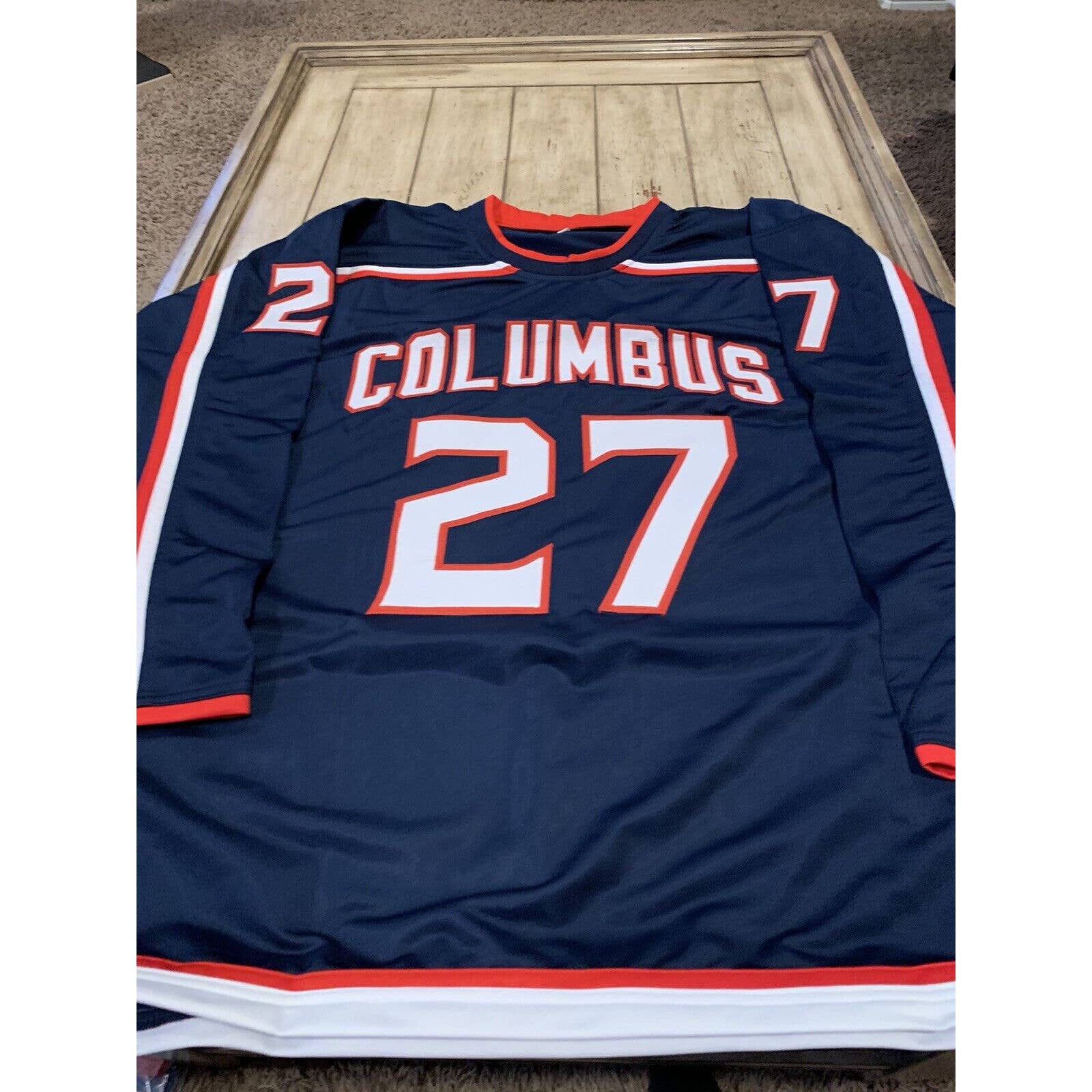 Ryan Murray Autographed/Signed Jersey Beckett COA Columbus Blue Jackets - TreasuresEvolved