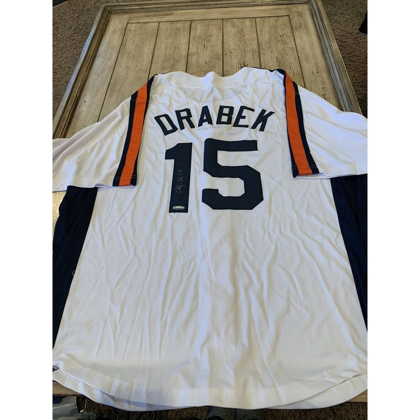 Doug Drabek Autographed/Signed Jersey TRISTAR Houston Astros - TreasuresEvolved