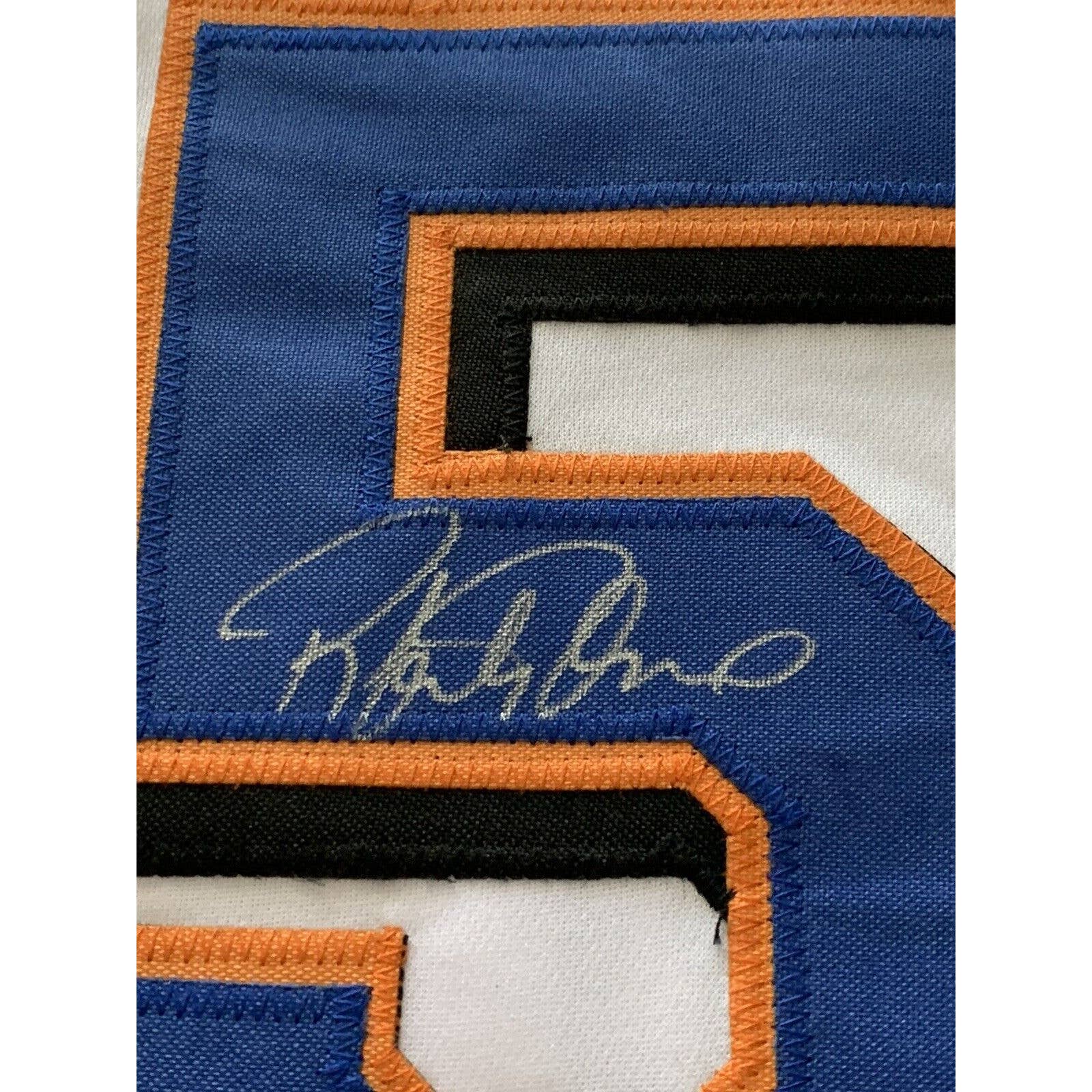 Rafael Palmeiro Autographed/Signed Jersey JSA COA New York Mets NY - TreasuresEvolved