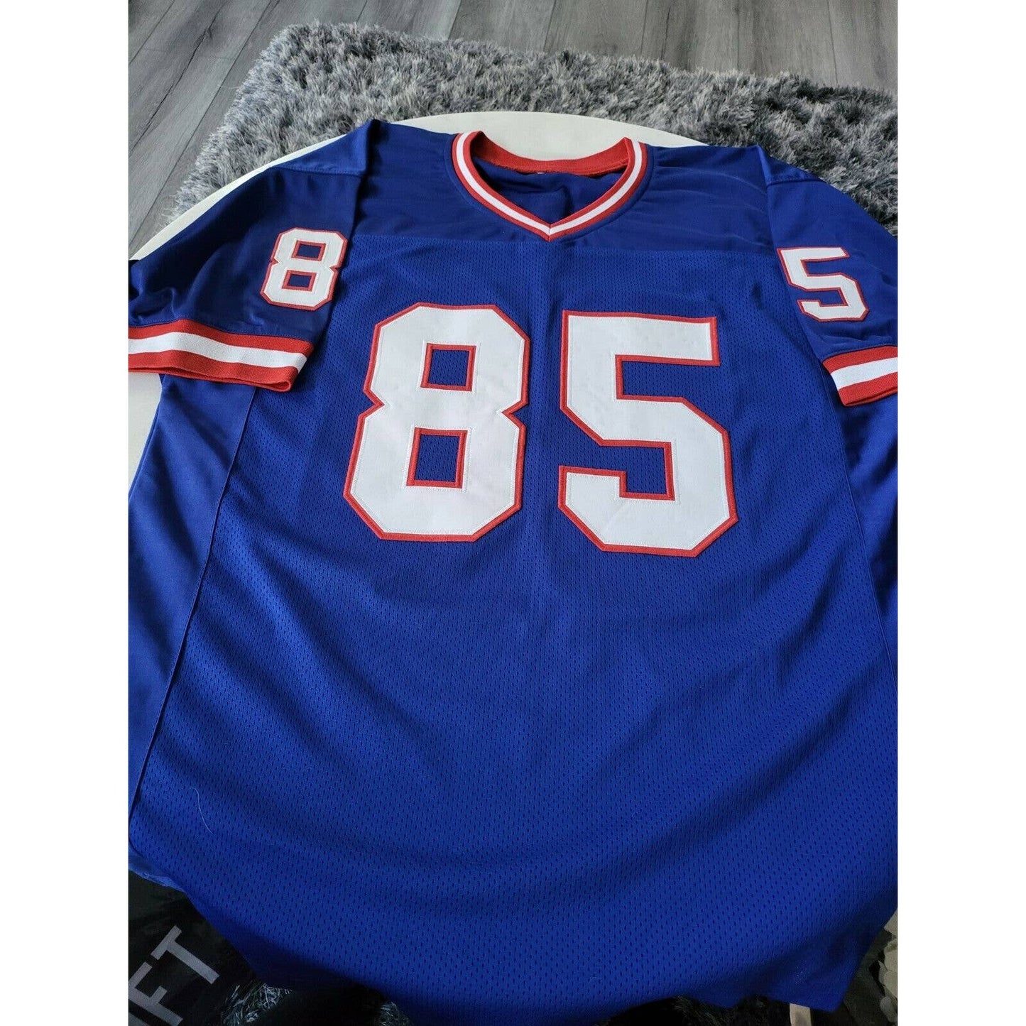 Stephen Baker Autographed/Signed Jersey New York Giants Star TD Maker - TreasuresEvolved